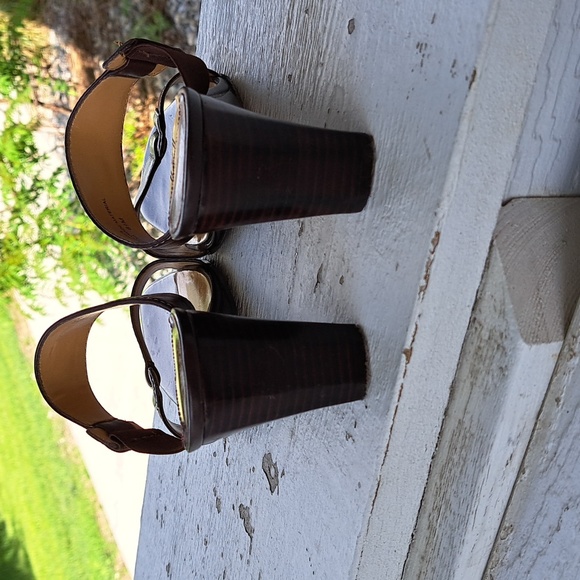 Nordstrom  Brown Leather Sandals - Picture 3 of 4